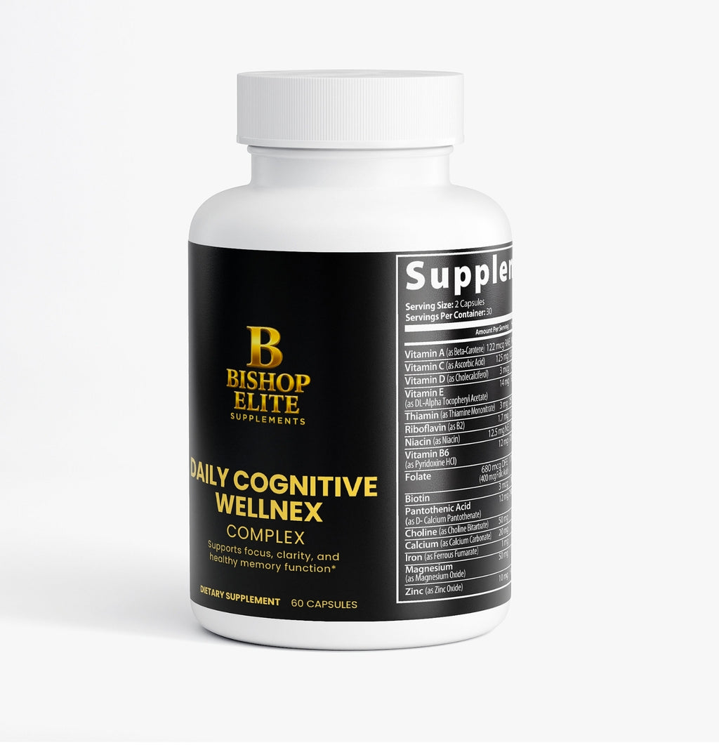 Daily Multivitamin & Botanical Complex  B-Vitamins, DHA, Bacopa, Green Tea & Grape Seed Extract 60 Capsules