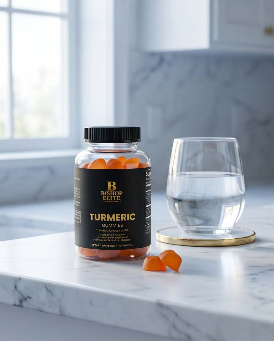 Turmeric Gummies Curcumin Black Pepper Wellness Supplement 60ct