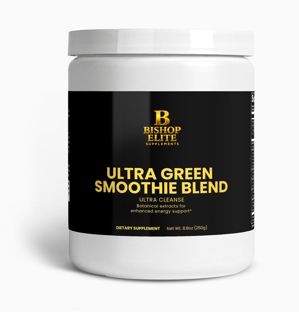 Ultra Green Smoothie Blend — Organic Grasses, Spirulina, Chlorella & Botanical Herbal Blend | 250g / 0.55 lb