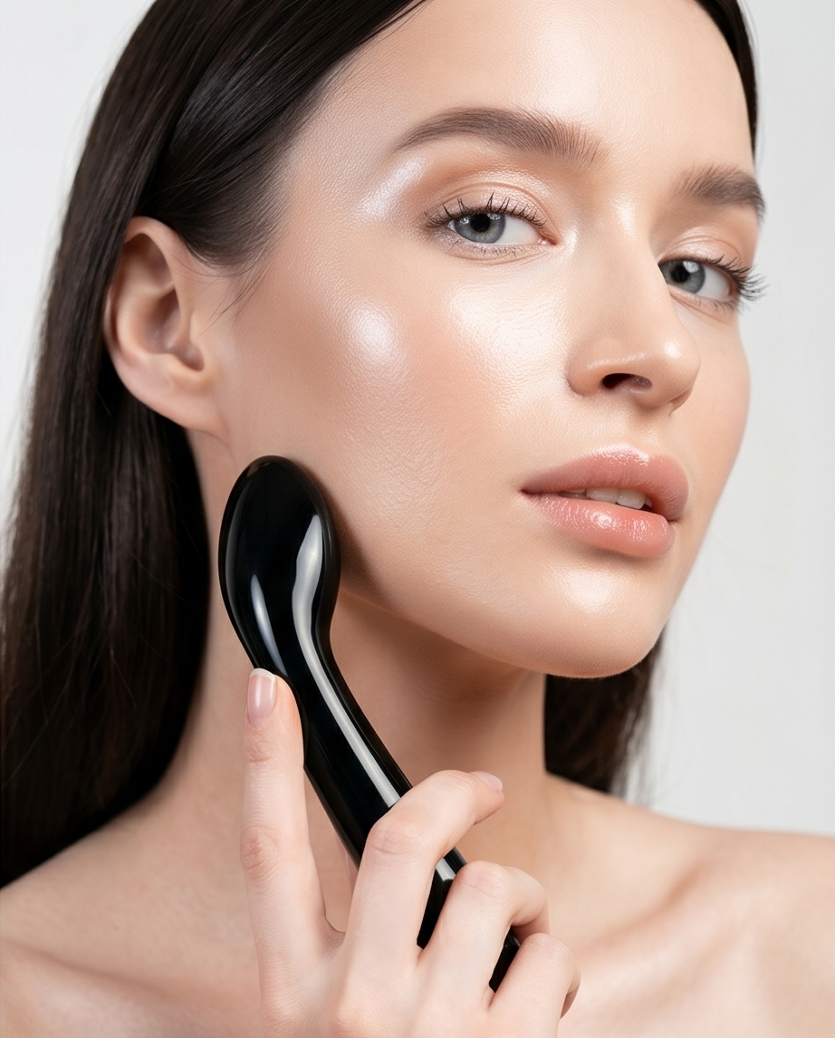 Sculpt & Glow Facial Massage Stick – Ergonomic Tool for Circulation & Relaxation