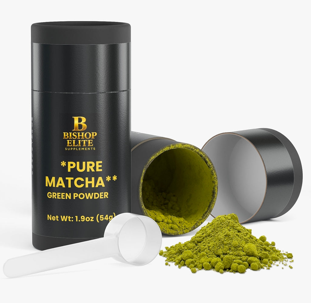 Pure Matcha Green Powder — Ceremonial Grade | Shade‑Grown Camellia Sinensis | Stone‑Ground | 54g