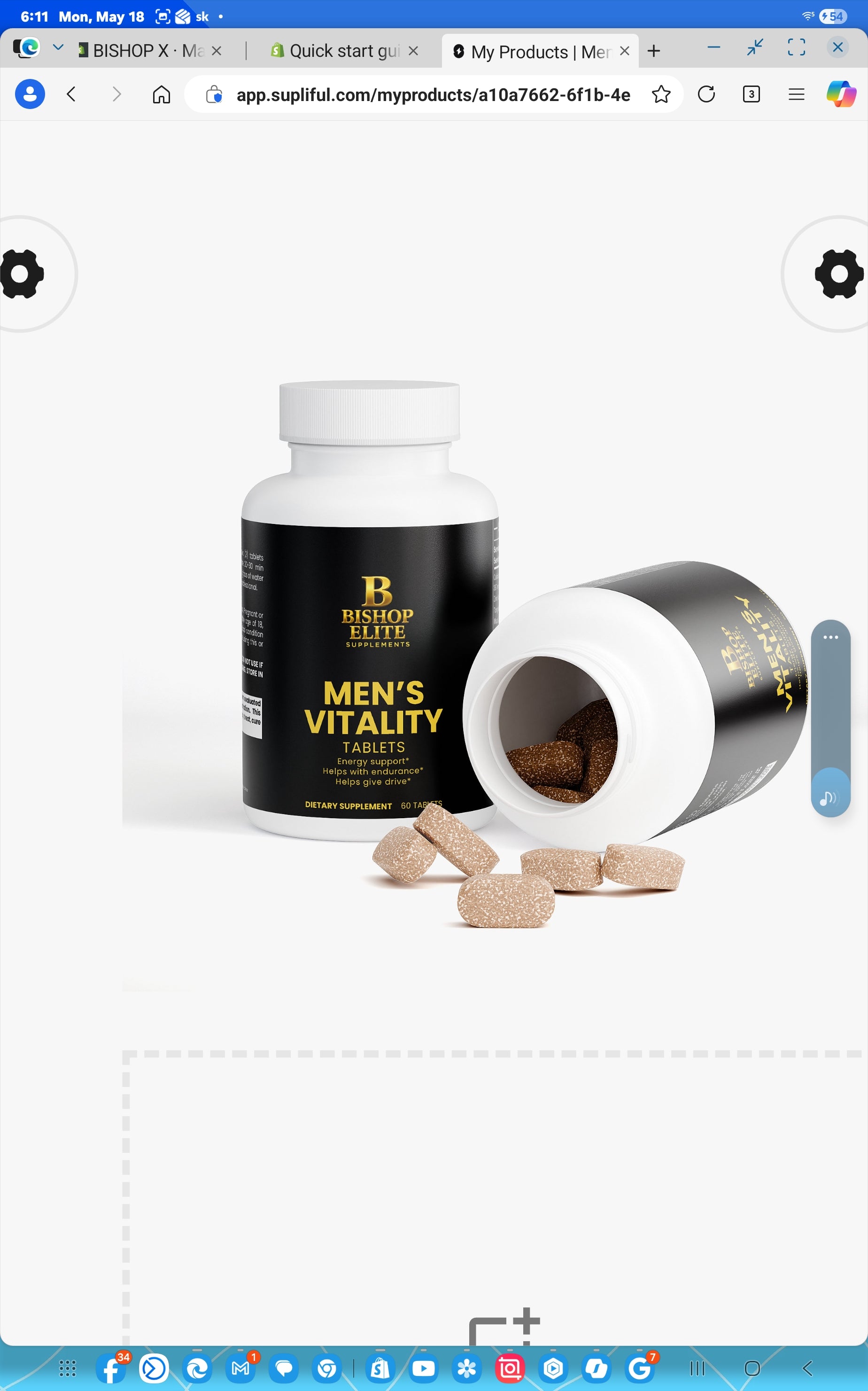 Men’s  Botanical Blend  Multi‑Herbal Formula for Men | 60 Tablets