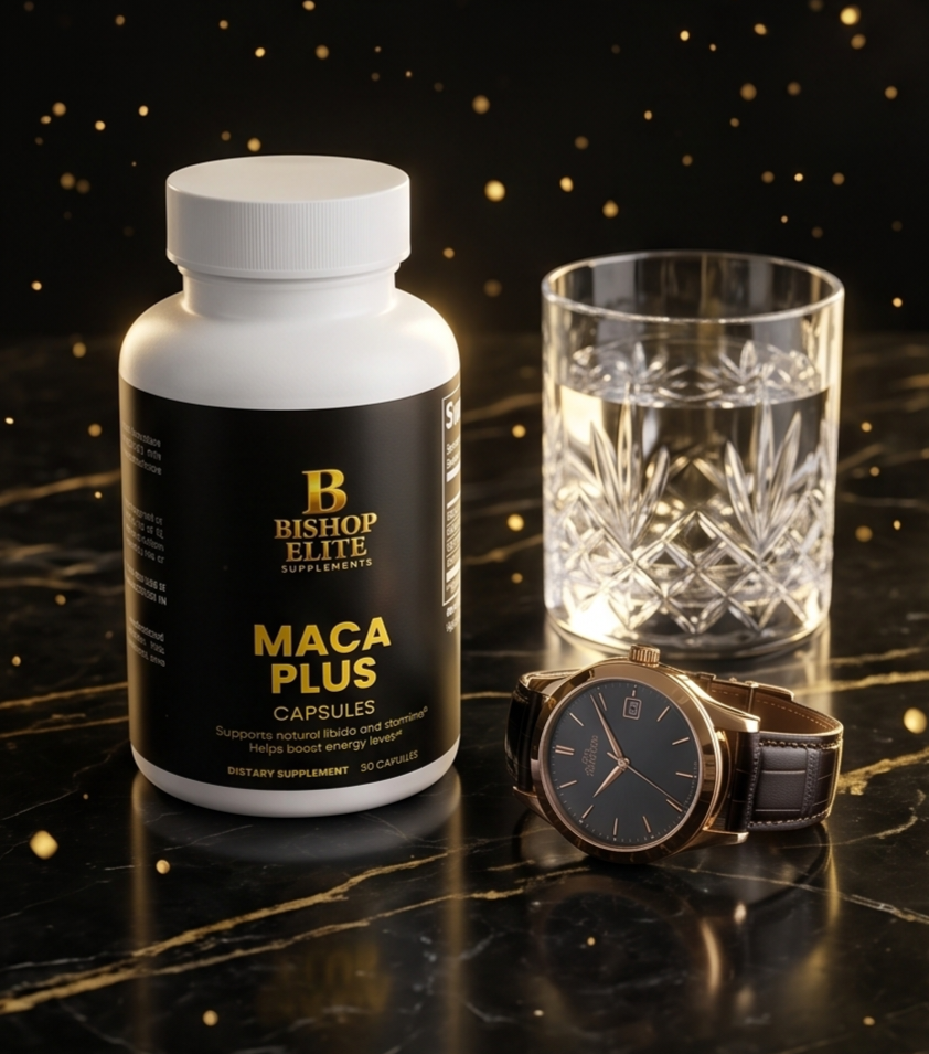 Maca Plus — Organic Triple Maca Root Blend with Black Pepper | 60 Capsules
