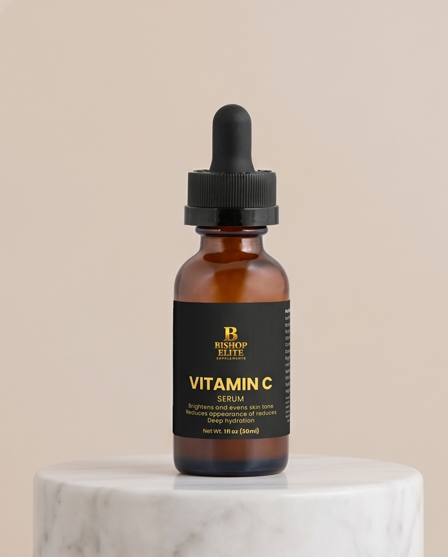 Vitamin C Face Serum — L-Ascorbic Acid, Ferulic Acid, Magnesium Ascorbyl Phosphate & Calendula | 1 fl oz / 30ml