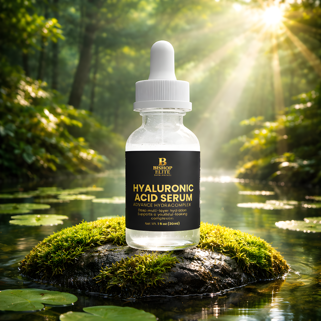 Hyaluronic Acid Face Serum — 4 Forms of HA: Sodium Hyaluronate, Crosspolymer, Acetylated & Hydrolyzed | 1 fl oz / 30ml