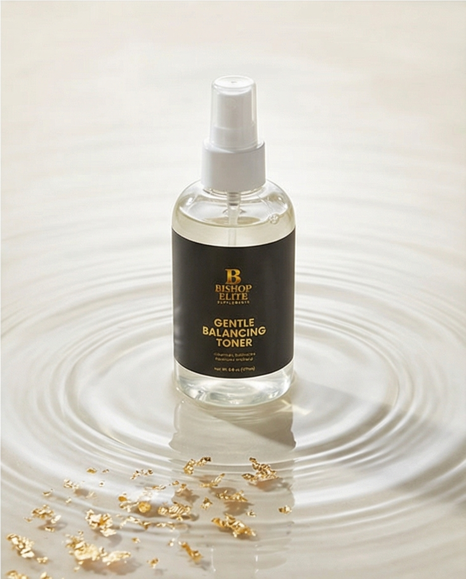 Gentle Balancing Toner — Rose Water, Green Tea & Chamomile with Aloe Vera & Allantoin | 6 fl oz / 177ml