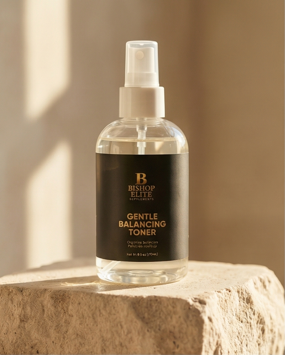 Gentle Balancing Toner — Rose Water, Green Tea & Chamomile with Aloe Vera & Allantoin | 6 fl oz / 177ml