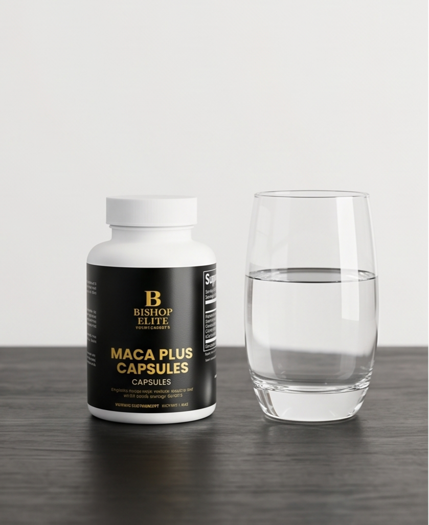 Maca Plus — Organic Triple Maca Root Blend with Black Pepper | 60 Capsules