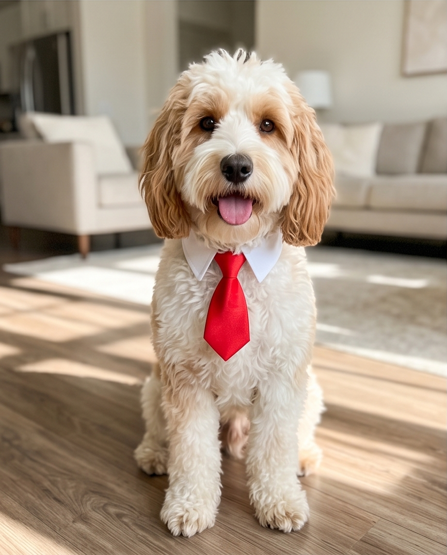 Dog Wedding Suit with Formal Necktie & Collar