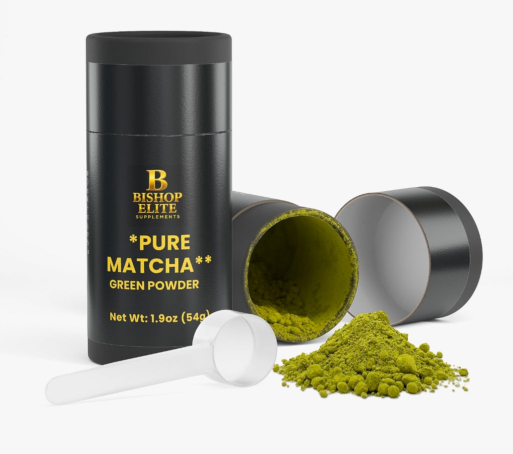 Pure Matcha Green Powder — Ceremonial Grade | Shade‑Grown Camellia Sinensis | Stone‑Ground | 54g
