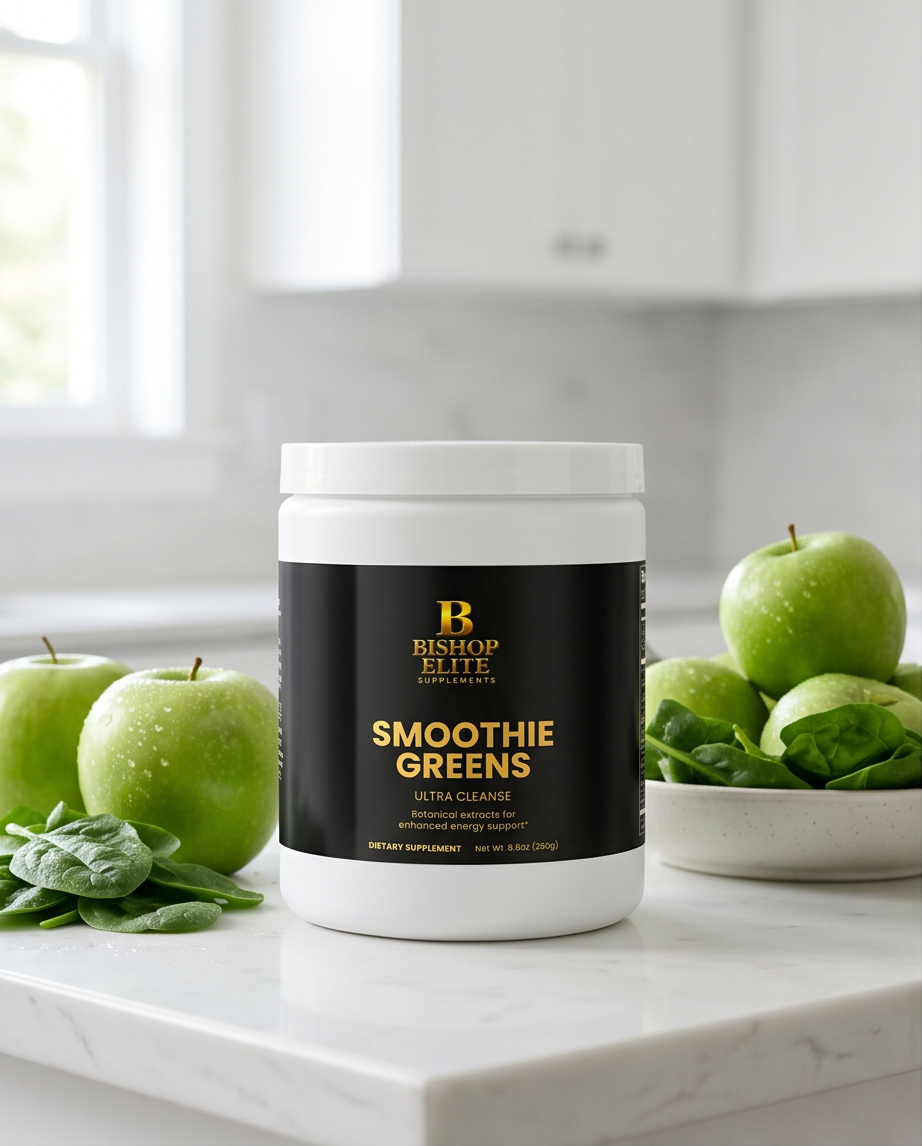 Ultra Green Smoothie Blend — Organic Grasses, Spirulina, Chlorella & Botanical Herbal Blend | 250g / 0.55 lb