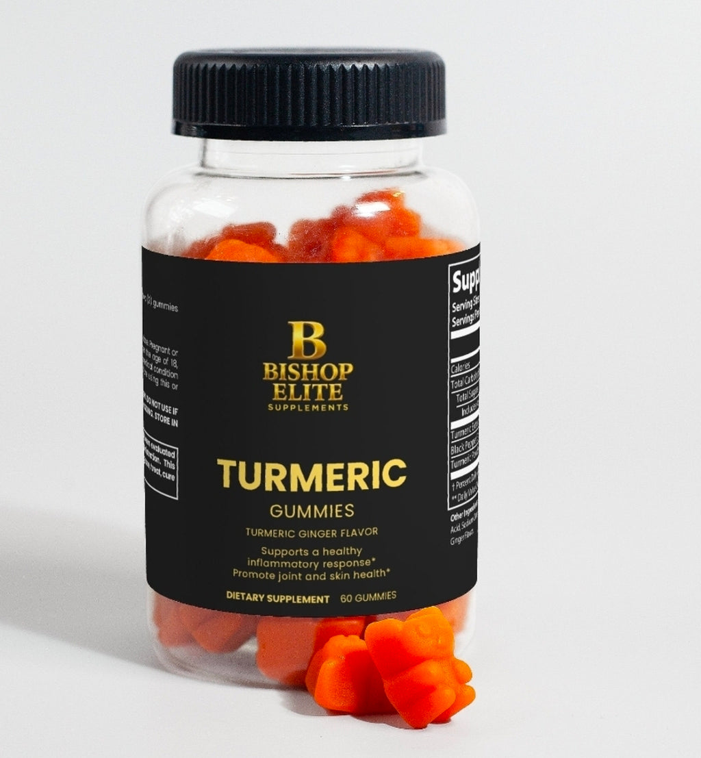 Turmeric Gummies Curcumin Black Pepper Wellness Supplement 60ct