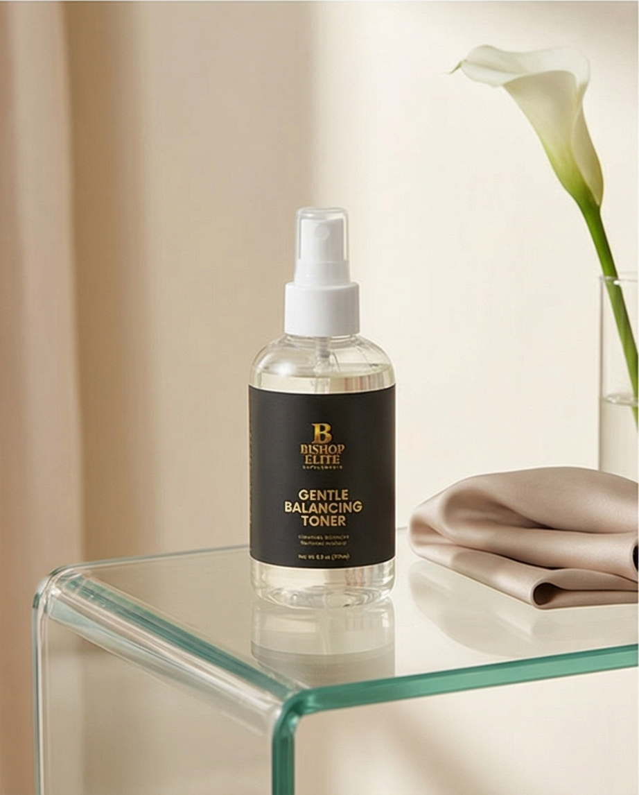 Gentle Balancing Toner — Rose Water, Green Tea & Chamomile with Aloe Vera & Allantoin | 6 fl oz / 177ml