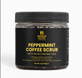Peppermint Coffee Scrub — Organic Micro-Roasted Coffee, Brown Sugar & Coconut Oil | 4 oz