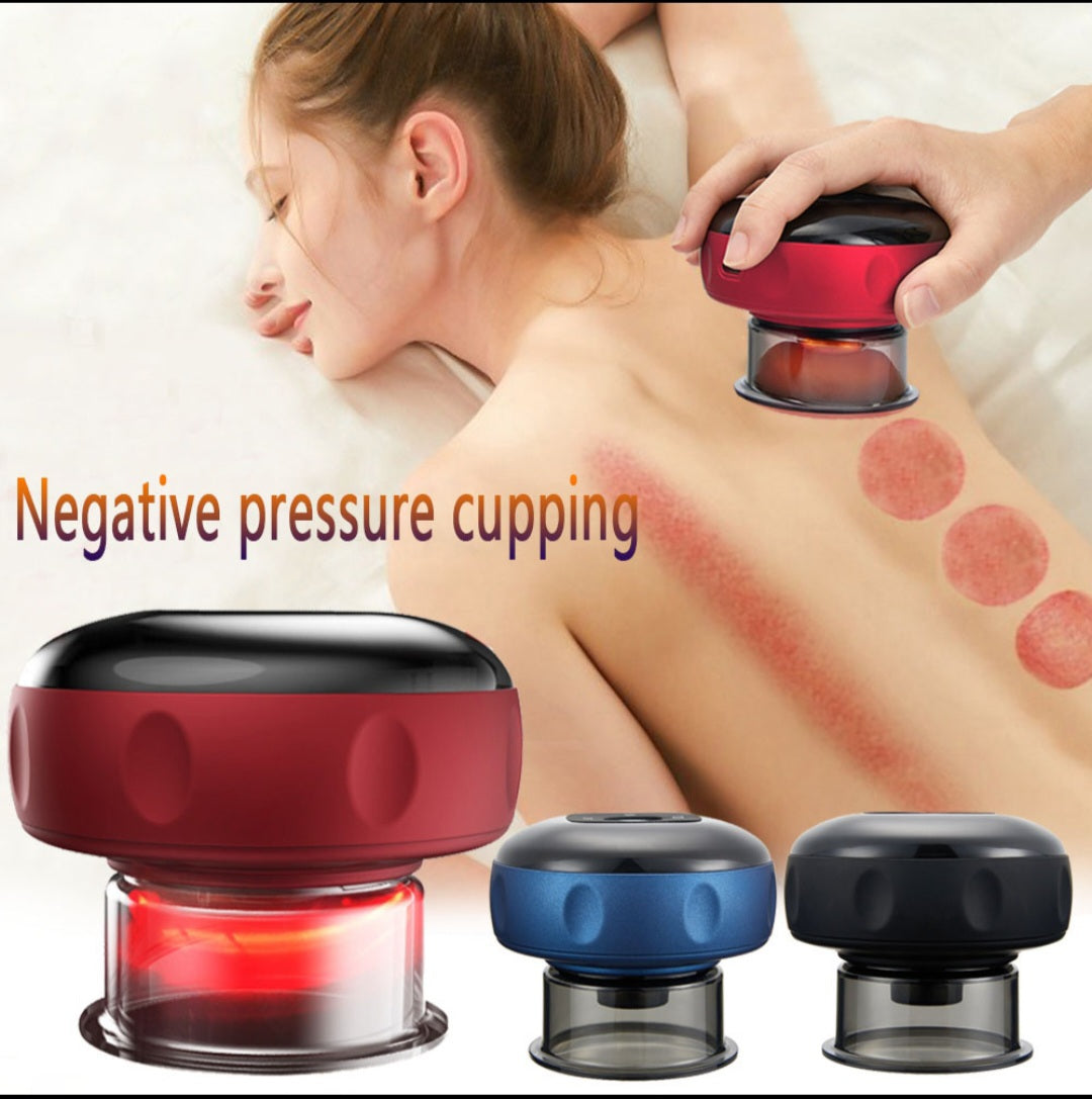 Premium Electric Vacuum Cupping Massage - Smart Guasha Therapy for Anti-Cellulite & Pain Relief