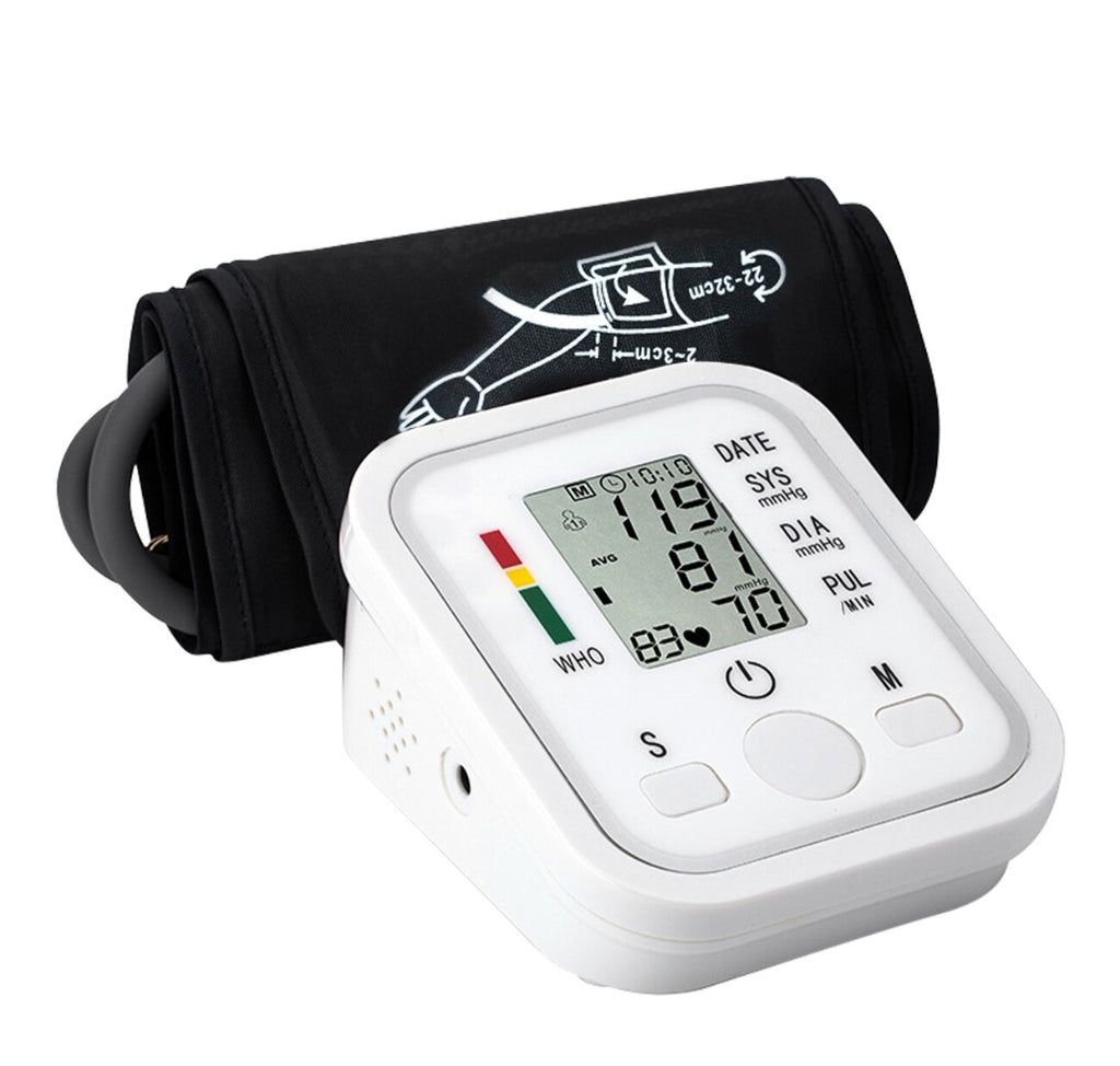 Premium Arm Wellness Tracker - Automatic with Voice & 198 Memory for 2 Users