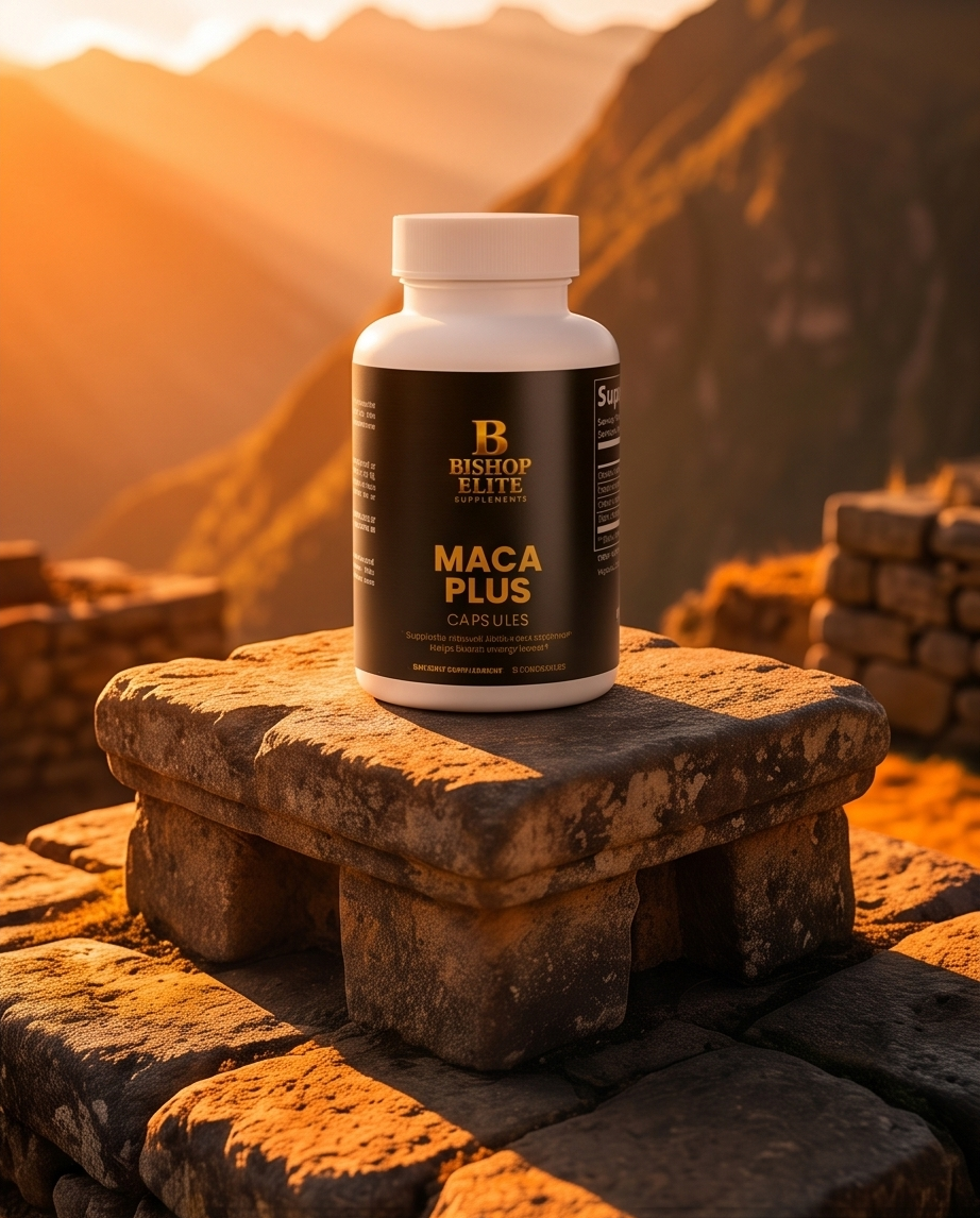 Maca Plus — Organic Triple Maca Root Blend with Black Pepper | 60 Capsules