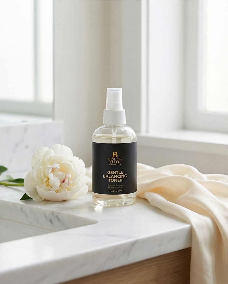 Gentle Balancing Toner — Rose Water, Green Tea & Chamomile with Aloe Vera & Allantoin | 6 fl oz / 177ml