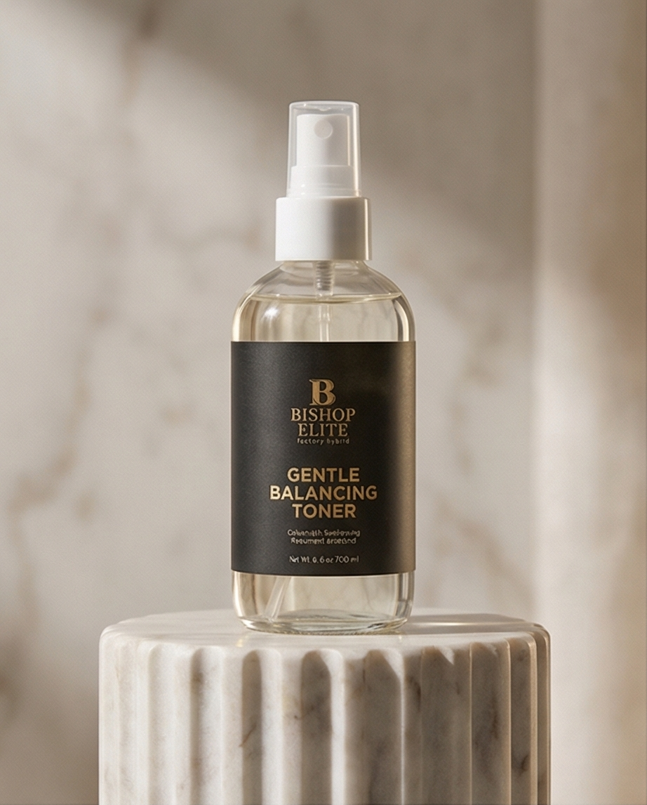 Gentle Balancing Toner — Rose Water, Green Tea & Chamomile with Aloe Vera & Allantoin | 6 fl oz / 177ml