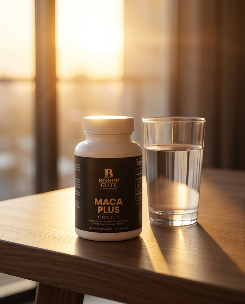 Maca Plus — Organic Triple Maca Root Blend with Black Pepper | 60 Capsules