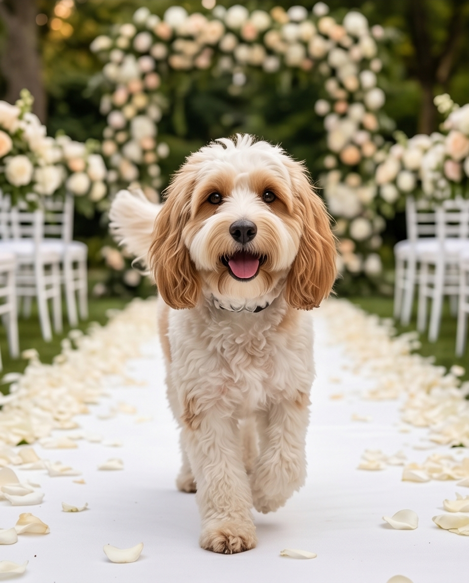 Dog Wedding Suit with Formal Necktie & Collar