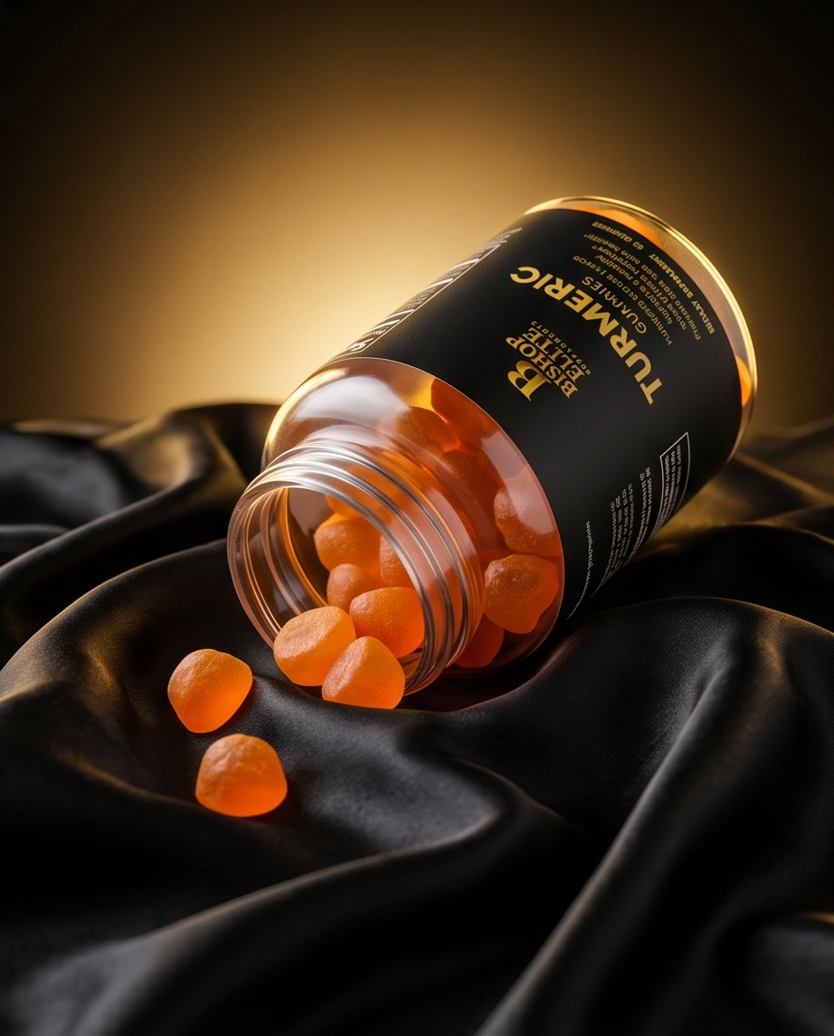 Turmeric Gummies Curcumin Black Pepper Wellness Supplement 60ct