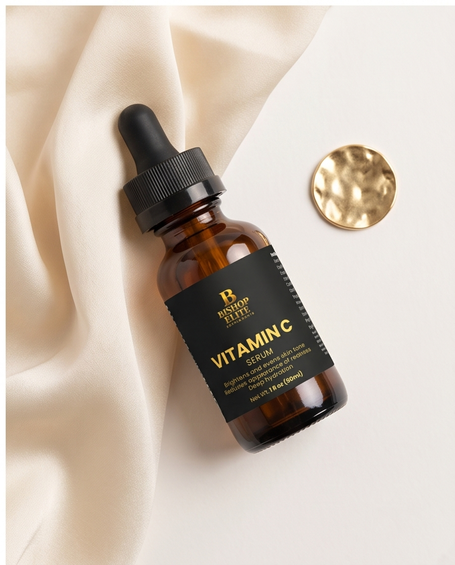 Vitamin C Face Serum — L-Ascorbic Acid, Ferulic Acid, Magnesium Ascorbyl Phosphate & Calendula | 1 fl oz / 30ml