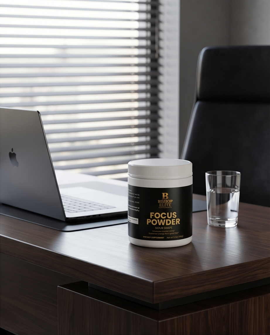 Focus Powder — Sour Grape | Alpha-GPC, L-Theanine, Natural Caffeine & Asian Ginseng | 150g
