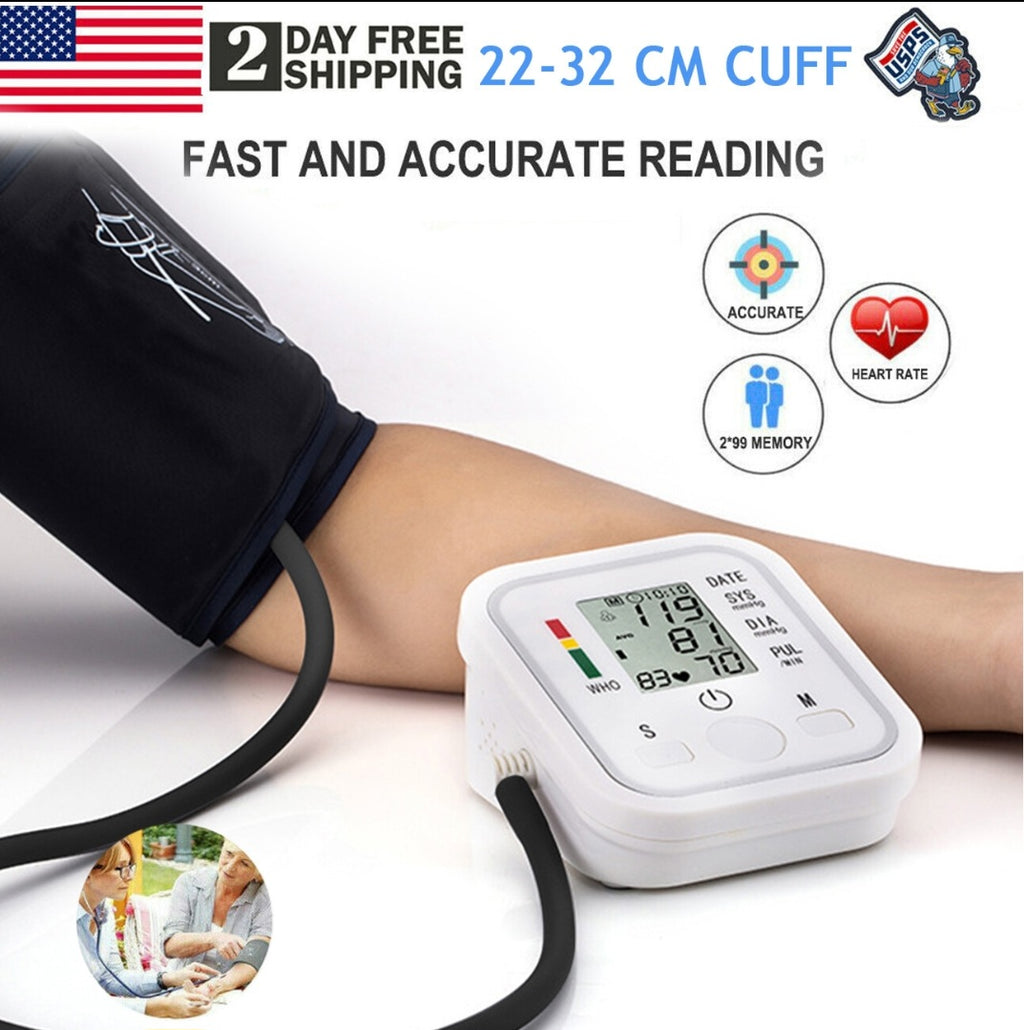 Premium Arm Wellness Tracker - Automatic with Voice & 198 Memory for 2 Users