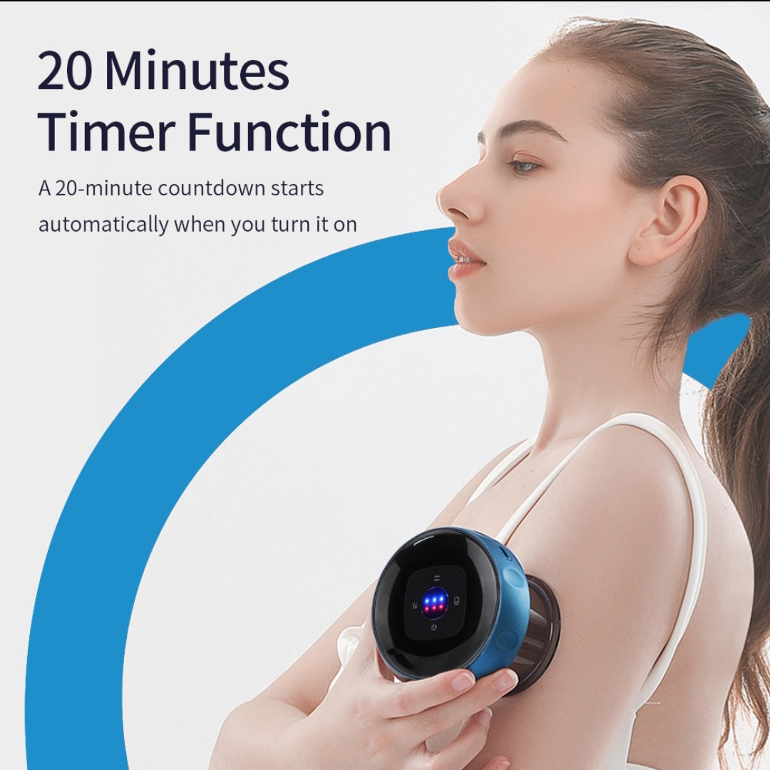 Premium Electric Vacuum Cupping Massage - Smart Guasha Therapy for Anti-Cellulite & Pain Relief