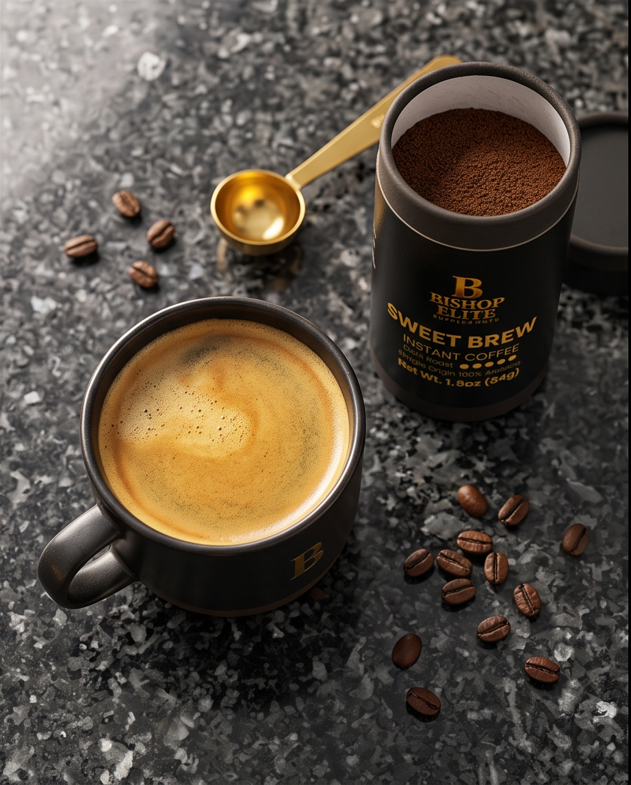 Sweet Brew Instant Coffee (Dark Roast) – Single‑Origin Papua New Guinea | 54 g